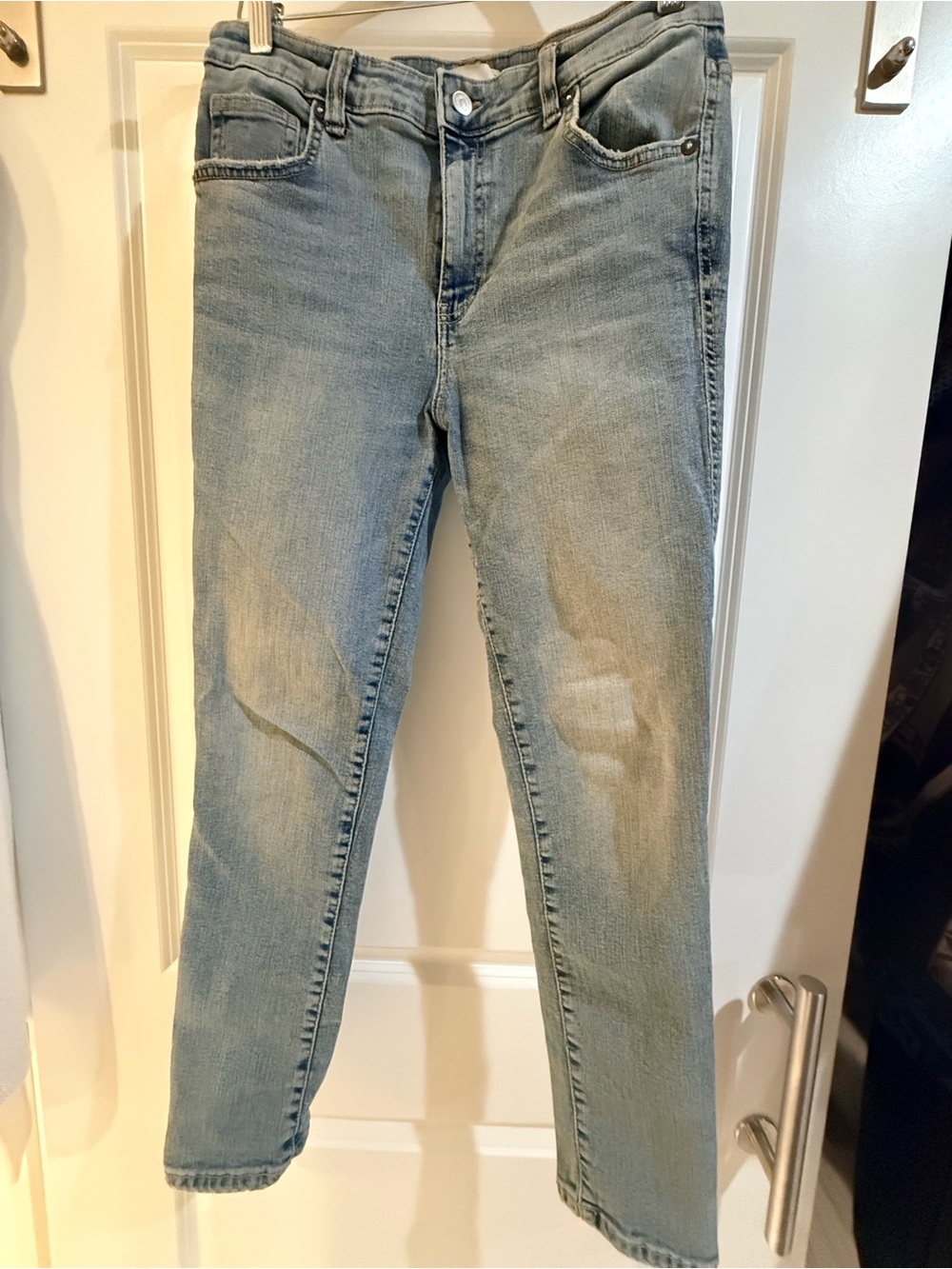 Zara Light Blue Straight-Leg Women’s Jeans